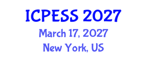 International Conference on Physical Education and Sport Science (ICPESS) March 17, 2027 - New York, United States International Conference on Physical Education and Sport Science (ICPESS) March 17, 2027 - New York, United States