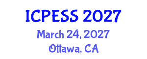 International Conference on Physical Education and Sport Science (ICPESS) March 24, 2027 - Ottawa, Canada International Conference on Physical Education and Sport Science (ICPESS) March 24, 2027 - Ottawa, Canada