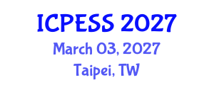 International Conference on Physical Education and Sport Science (ICPESS) March 03, 2027 - Taipei, Taiwan International Conference on Physical Education and Sport Science (ICPESS) March 03, 2027 - Taipei, Taiwan