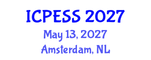 International Conference on Physical Education and Sport Science (ICPESS) May 13, 2027 - Amsterdam, Netherlands International Conference on Physical Education and Sport Science (ICPESS) May 13, 2027 - Amsterdam, Netherlands