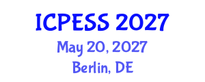 International Conference on Physical Education and Sport Science (ICPESS) May 20, 2027 - Berlin, Germany International Conference on Physical Education and Sport Science (ICPESS) May 20, 2027 - Berlin, Germany