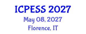 International Conference on Physical Education and Sport Science (ICPESS) May 08, 2027 - Florence, Italy International Conference on Physical Education and Sport Science (ICPESS) May 08, 2027 - Florence, Italy