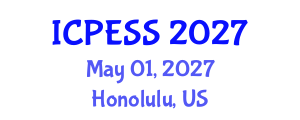 International Conference on Physical Education and Sport Science (ICPESS) May 01, 2027 - Honolulu, United States International Conference on Physical Education and Sport Science (ICPESS) May 01, 2027 - Honolulu, United States