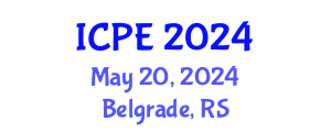 International Conference on Physical Education (ICPE) May 20, 2024 - Belgrade, Serbia