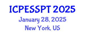 International Conference on Physical Education, Sport Science and Physical Therapy (ICPESSPT) January 28, 2025 - New York, United States
