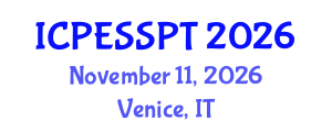 International Conference on Physical Education, Sport Science and Physical Therapy (ICPESSPT) November 11, 2026 - Venice, Italy