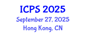 International Conference on Physical Sciences (ICPS) September 27, 2025 - Hong Kong, China