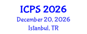 International Conference on Physical Sciences (ICPS) December 20, 2026 - Istanbul, Turkey International Conference on Physical Sciences (ICPS) December 20, 2026 - Istanbul, Turkey