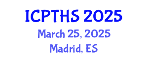 International Conference on Physical Therapy and Health Sciences (ICPTHS) March 25, 2025 - Madrid, Spain