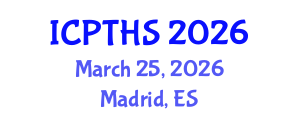 International Conference on Physical Therapy and Health Sciences (ICPTHS) March 25, 2026 - Madrid, Spain