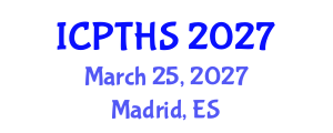 International Conference on Physical Therapy and Health Sciences (ICPTHS) March 25, 2027 - Madrid, Spain International Conference on Physical Therapy and Health Sciences (ICPTHS) March 25, 2027 - Madrid, Spain