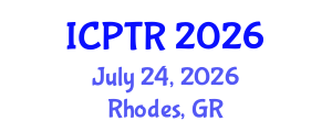 International Conference on Physical Therapy and Rehabilitation (ICPTR) July 24, 2026 - Rhodes, Greece International Conference on Physical Therapy and Rehabilitation (ICPTR) July 24, 2026 - Rhodes, Greece
