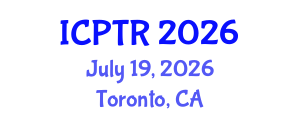 International Conference on Physical Therapy and Rehabilitation (ICPTR) July 19, 2026 - Toronto, Canada