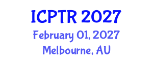 International Conference on Physical Therapy Rehabilitation (ICPTR) February 01, 2027 - Melbourne, Australia International Conference on Physical Therapy Rehabilitation (ICPTR) February 01, 2027 - Melbourne, Australia