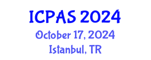 International Conference on Physics and Astronomical Sciences (ICPAS) October 17, 2024 - Istanbul, Turkey