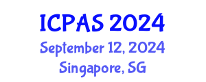 International Conference on Physics and Astronomical Sciences (ICPAS) September 12, 2024 - Singapore, Singapore