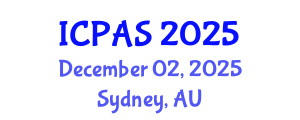International Conference on Physics and Astronomical Sciences (ICPAS) December 02, 2025 - Sydney, Australia