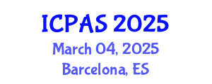 International Conference on Physics and Astronomical Sciences (ICPAS) March 04, 2025 - Barcelona, Spain