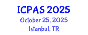 International Conference on Physics and Astronomical Sciences (ICPAS) October 25, 2025 - Istanbul, Turkey