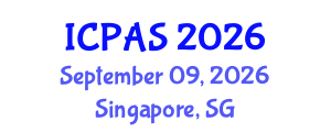 International Conference on Physics and Astronomical Sciences (ICPAS) September 09, 2026 - Singapore, Singapore