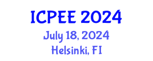 International Conference on Physics and Electronics Engineering (ICPEE) July 18, 2024 - Helsinki, Finland