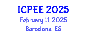 International Conference on Physics and Electronics Engineering (ICPEE) February 11, 2025 - Barcelona, Spain