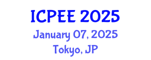 International Conference on Physics and Electronics Engineering (ICPEE) January 07, 2025 - Tokyo, Japan