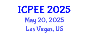 International Conference on Physics and Electronics Engineering (ICPEE) May 20, 2025 - Las Vegas, United States