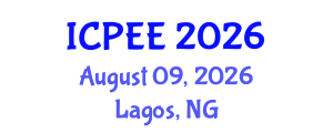 International Conference on Physics and Electronics Engineering (ICPEE) August 09, 2026 - Lagos, Nigeria