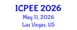 International Conference on Physics and Electronics Engineering (ICPEE) May 11, 2026 - Las Vegas, United States International Conference on Physics and Electronics Engineering (ICPEE) May 11, 2026 - Las Vegas, United States