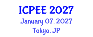 International Conference on Physics and Electronics Engineering (ICPEE) January 07, 2027 - Tokyo, Japan International Conference on Physics and Electronics Engineering (ICPEE) January 07, 2027 - Tokyo, Japan