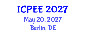International Conference on Physics and Electronics Engineering (ICPEE) May 20, 2027 - Berlin, Germany International Conference on Physics and Electronics Engineering (ICPEE) May 20, 2027 - Berlin, Germany