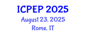 International Conference on Physics and Engineering Physics (ICPEP) August 23, 2025 - Rome, Italy
