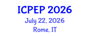 International Conference on Physics and Engineering Physics (ICPEP) July 22, 2026 - Rome, Italy