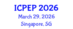 International Conference on Physics and Engineering Physics (ICPEP) March 29, 2026 - Singapore, Singapore