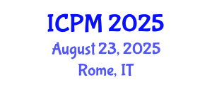 International Conference on Physics and Mathematics (ICPM) August 23, 2025 - Rome, Italy