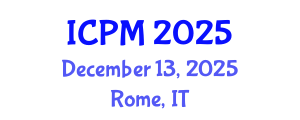 International Conference on Physics and Mathematics (ICPM) December 13, 2025 - Rome, Italy