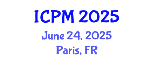 International Conference on Physics and Mathematics (ICPM) June 24, 2025 - Paris, France