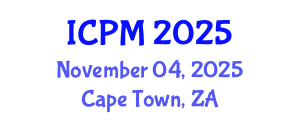International Conference on Physics and Mathematics (ICPM) November 04, 2025 - Cape Town, South Africa