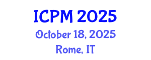 International Conference on Physics and Mathematics (ICPM) October 18, 2025 - Rome, Italy