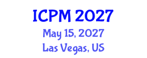 International Conference on Physics and Mathematics (ICPM) May 15, 2027 - Las Vegas, United States International Conference on Physics and Mathematics (ICPM) May 15, 2027 - Las Vegas, United States
