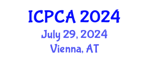 International Conference on Physics, Cosmology and Astrophysics (ICPCA) July 29, 2024 - Vienna, Austria