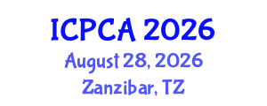 International Conference on Physics, Cosmology and Astrophysics (ICPCA) August 28, 2026 - Zanzibar, Tanzania International Conference on Physics, Cosmology and Astrophysics (ICPCA) August 28, 2026 - Zanzibar, Tanzania
