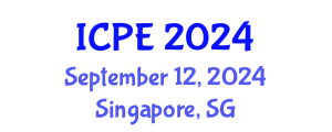 International Conference on Physics Education (ICPE) September 12, 2024 - Singapore, Singapore