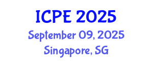 International Conference on Physics Education (ICPE) September 09, 2025 - Singapore, Singapore
