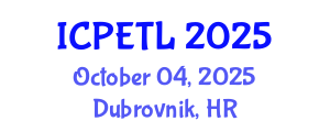 International Conference on Physics Education, Teaching and Learning (ICPETL) October 04, 2025 - Dubrovnik, Croatia