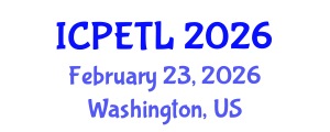 International Conference on Physics Education, Teaching and Learning (ICPETL) February 23, 2026 - Washington, United States International Conference on Physics Education, Teaching and Learning (ICPETL) February 23, 2026 - Washington, United States