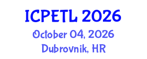 International Conference on Physics Education, Teaching and Learning (ICPETL) October 04, 2026 - Dubrovnik, Croatia