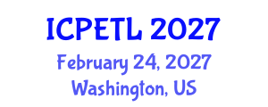 International Conference on Physics Education, Teaching and Learning (ICPETL) February 24, 2027 - Washington, United States International Conference on Physics Education, Teaching and Learning (ICPETL) February 24, 2027 - Washington, United States