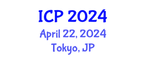 International Conference on Physics (ICP) April 22, 2024 - Tokyo, Japan